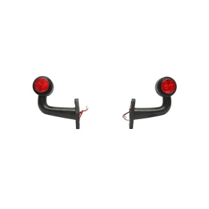 Set lampi laterale de gabarit cu LED 12/24V, rosu-alb FR0115, Cod: BK69448, Brand: BRECKNER GERMANY - Img 1