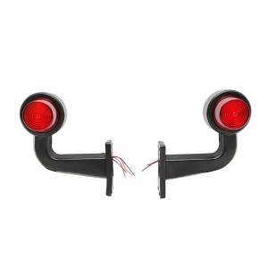 Set lampi laterale gabarit led cu brat 12-24V rosu/galben FR0147R/Y, Cod: BK69558, Brand: BRECKNER GERMANY - Img 1