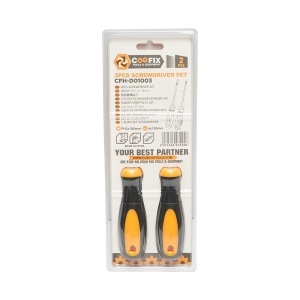 Set surubelnite 2 piese dreapta si in cruce Cr-V cu varf magnetic profesionale, Cod: BK89570, Brand: COOFIX - Img 3