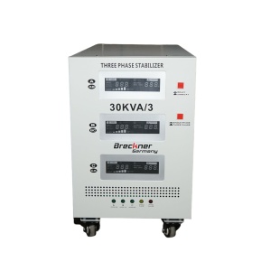 Stabilizator automat de tensiune 30KVA, 24KW trifazat cu servomotor, Cod: BK69936, Brand: BRECKNER GERMANY - Img 1