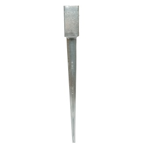 Suport stalp tip tarus 71x71x750mm, otel zincat, galvanizat, Cod: DISLX49 - Img 2
