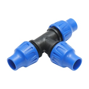 Teu egal compresiune, D16x16x16mm, PN6, pentru sisteme de irigatii, Cod: DISLV12, Poelsan - Img 3