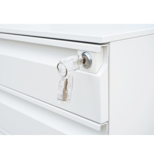 Clasificator, fiset metalic 3 sertare cu role 600X390X520mm, RAL7035, Cod: BK77708, Echivalență: DISEV90, Breckner Germany - Img 7