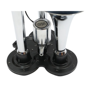Claxon 3 trompete pentru compresor aer 12/24V, Cod: BK60104, Brand: BRECKNER GERMANY - Img 4