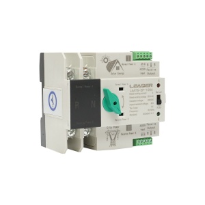 Comutator ATS 220V monofazat, separator automat de la panouri fotovoltaice la retea ATS-2P-100A L, Cod: DISHW33, Brand: Leader - Img 3