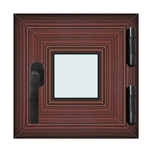 Fereastra 40x40cm, 1 canat, mahon, dreapta, Klass, 7cm, 6 camere, 2 garnituri - Img 1