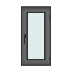 Fereastra 60x120cm, 1 canat, antracit, dreapta si rabatare, Klass, 7cm, 6 camere, 2 garnituri - Img 1