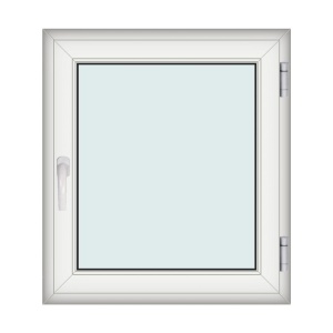 Fereastra 90x100cm, 1 canat, alb, dreapta si rabatare, Klass, 7cm, 6 camere, 2 garnituri - Img 1