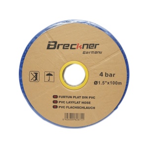 Furtun plat apa, pentru irigat din PVC 1.5 toll lungime 100m, Cod: BK78322, Brand: BRECKNER GERMANY - Img 2