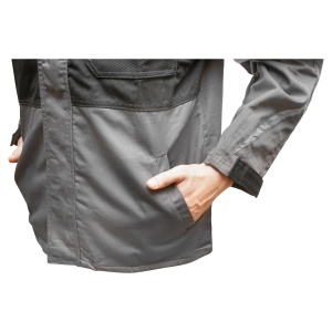 Jacheta de lucru, poliester cu bumbac, gri cu negru, XXL,Cod: BK77228, Breckner Germany - Img 8
