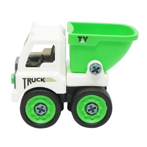 Jucarie tip Montessori, camion verde pentru copii +3 ani, Cod: DISLW95 - Img 4