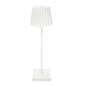 Lampa de masa LED 3W reincarcabila, 3.7V 1800mAh, USB 5V 1A, alb, Cod: BK69925, Brand: BRECKNER GERMANY - Img 1