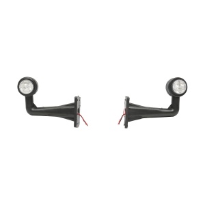 Lampi laterale de gabarit cu LED 12/24V, rosu-alb, Cod: BK69449, Brand: BRECKNER GERMANY - Img 2