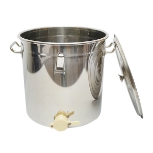 Maturator din inox cu capac pentru miere de albine 40kg, Cod: DISKS43 - Img 2