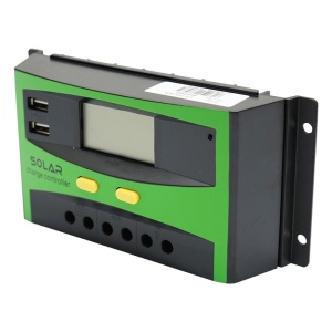 Regulator tensiune pentru panou solar 30A 12V/24V 2X port USB, Cod: BK87460, Brand: BRECKNER GERMANY - Img 2
