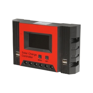 Regulator tensiune PWM panou solar 60A 12V/24V 4X port USB (12V=780W) (24V=1560W) max. 50V, Cod: BK69243, Brand: BRECKNER GERMANY - Img 2