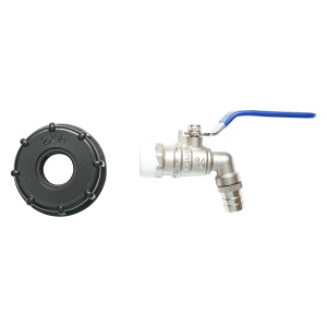 Robinet de scurgere 3/4 alama pentru bazin IBC cu filet int 60 mm , Cod: DISEW78, AUTOSPEED - Img 2