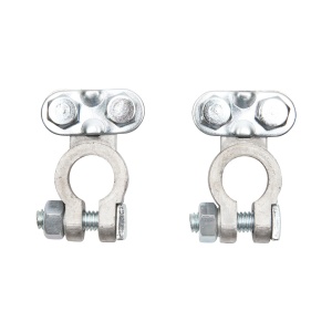 Set borne baterie de plumb cu strangere pe surub, Cod: BK80275, Brand: BRECKNER GERMANY - Img 1