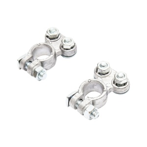 Set borne baterie de plumb cu strangere pe surub, Cod: BK92223, Brand: BRECKNER GERMANY - Img 2