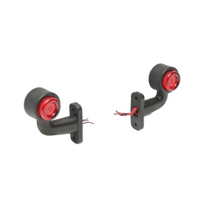 Set lampi laterale de gabarit cu LED 12/24V, rosu-alb FR0103, Cod: BK69443, Brand: BRECKNER GERMANY - Img 2