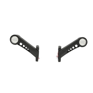 Set lampi laterale de gabarit cu LED 12-24V, rosu-alb, PVC elastic, Cod: BK69516, Brand: BRECKNER GERMANY - Img 2