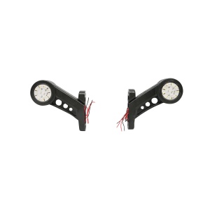 Set lampi laterale de gabarit cu LED 12-24V, rosu-alb, PVC elastic, Cod: BK69513, Brand: BRECKNER GERMANY - Img 1