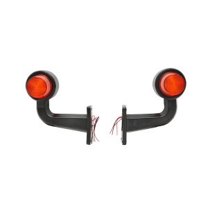 Set lampi laterale gabarit led cu brat 12-24V rosu/galben FR0147R/Y, Cod: BK69558, Brand: BRECKNER GERMANY - Img 2