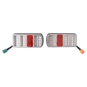 Set lampi spate camion LED 12V E-mark 227x106x55mm, Cod: BK69037, Brand: BRECKNER GERMANY - Img 1