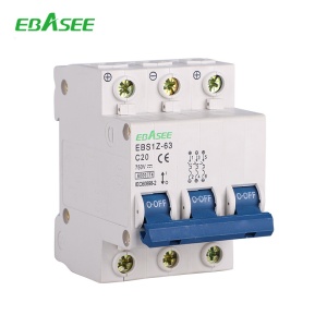 Siguranta automata tip intreruptor 3P, 32A, 750V, EBS1Z-63, Ebasee - Img 1