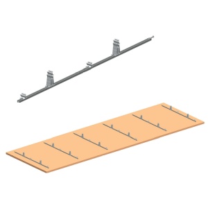 Sistem complet montare, structura terasa sud pentru 10 panouri solare fotovoltaice Yunghi 10 grade, Cod: BK77905, Brand: BRECKNER GERMANY - Img 4
