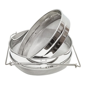 Sita dubla din inox pentru fitrare miere 235mm, Cod: DISKR99 - Img 1