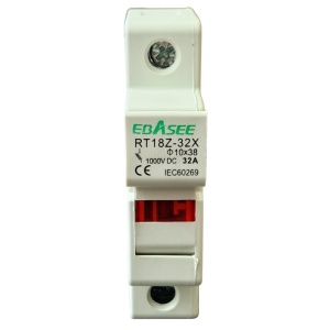 Soclu sigurante fuzibile, 1P, 16A, DC1000V, cu indicator LED, Ebasee - Img 4