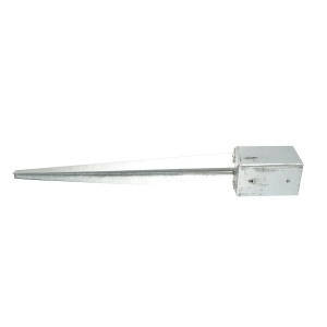 Suport stalp tip tarus 91x91x750mm, otel zincat, galvanizat, Cod: DISLX51 - Img 3