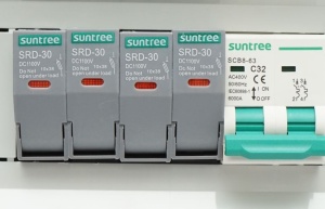 Tablou sigurante 8 module, echipat monofazat pentru sisteme 3-6KW, Cod: DISLW83, Brand: SUNTREE - Img 2