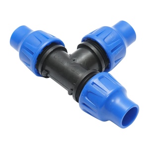 Teu egal compresiune, D16x16x16mm, PN6, pentru sisteme de irigatii, Cod: DISLV12, Poelsan - Img 4