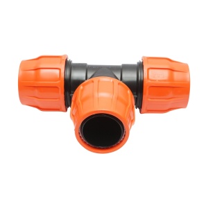 Teu egal compresiune Layflat, D3x3x3 toll, PN6, pentru sisteme irigatii, Cod: DISLT87, Poelsan - Img 1