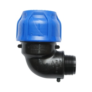 Cot compresiune, cu filet exterior, D40mmx1-1/6 toll, PN16, pentru sisteme de irigatii, Cod: DISLV76, Poelsan - Img 1