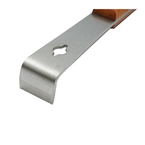 Dalta apicola din inox cu maner din lemn si scara tip L 260mm, Cod: DISKR22 - Img 3