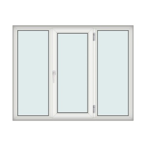 Fereastra 190x150cm, 3 canate, 1 deschidere, dreapta, alb, WDS - Img 1
