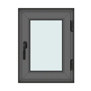 Fereastra 60x80cm, 1 canat, antracit, dreapta si rabatare, Klass, 7cm, 6 camere, 2 garnituri - Img 1