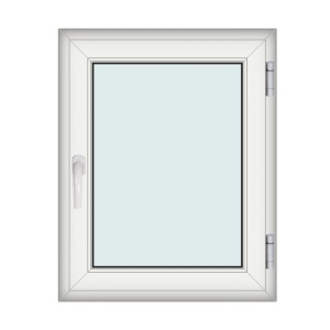 Fereastra 80x100cm, 1 canat, alb, dreapta si rabatare, Eurotech, 8.1cm, 6 camere, 3 garnituri - Img 1