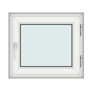 Fereastra 80x70cm, 1 canat, alb, dreapta si rabatare, Klass, 7cm, 6 camere, 2 garnituri - Img 1