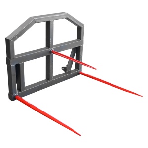 Furca cu 3 tepuse 2x1100mm 1x800mm pentru manipulare baloti greutate maxima 1500kg, Cod: BK98520, Brand: BRECKNER GERMANY - Img 5