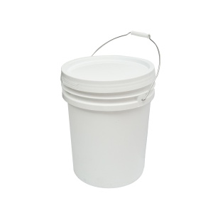 Galeata rotunda din plastic 20L cu capac pentru miere de albine, Cod: DISKR16 - Img 3