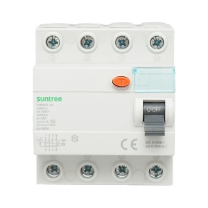 Intrerupator automata diferential 4P 25A 30mA 6kA, tip A, Cod: DISMB60, Brand: SUNTREE - Img 1