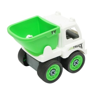 Jucarie tip Montessori, camion verde pentru copii +3 ani, Cod: DISLW95 - Img 5