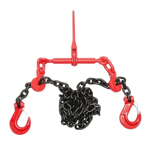Lant ancorare pentru utilaje grele cu dispozitiv de tensionare pe clichet, greutate suportata 10T, lungime lant 4m, grosime zala fi 13mm, Cod: BK92734, Brand: BRECKNER GERMANY - Img 6