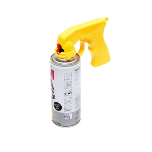 Maner galben pistol pulverizare pentru tub spray vopsea, Cod: FOXGUNY, Brand: BRECKNER GERMANY - Img 2