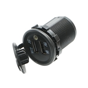 Mufa Incarcator auto 12V 2 x USB/1A,2.1A, Cod: BK69981, Brand: BRECKNER GERMANY - Img 1