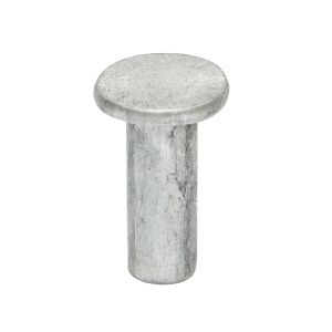 Nit aluminiu solid 4x8mm, diametru cap 15mm, Cod: DISHH95, Brand: BRECKNER GERMANY - Img 1